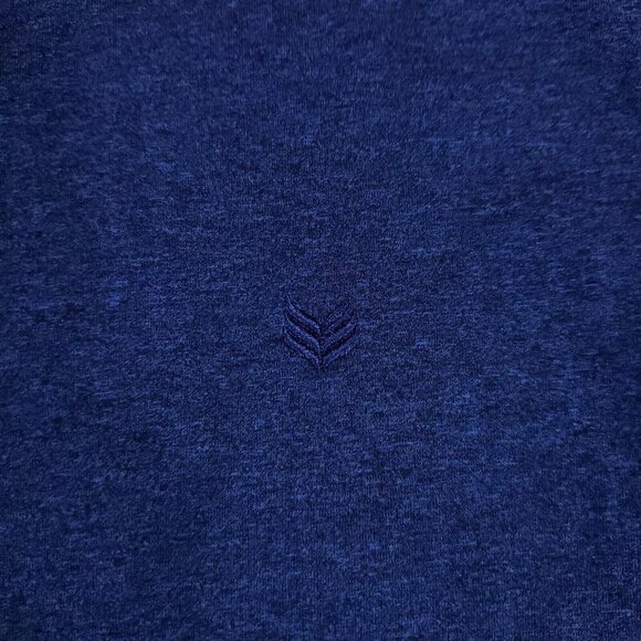 Buttercloth Mens Size 3XL Regular Fit Icy Cotton Navy Blue Crewneck T-Shirt Tee - Picture 4 of 10